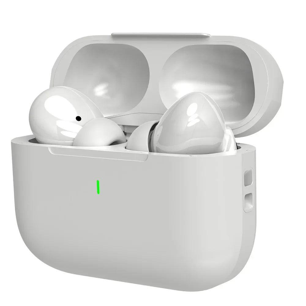 Airs pods Low Latency Noise Reduction Aluminum Display Bluetooth Earphones Stereo Sports Earphones with Microphone