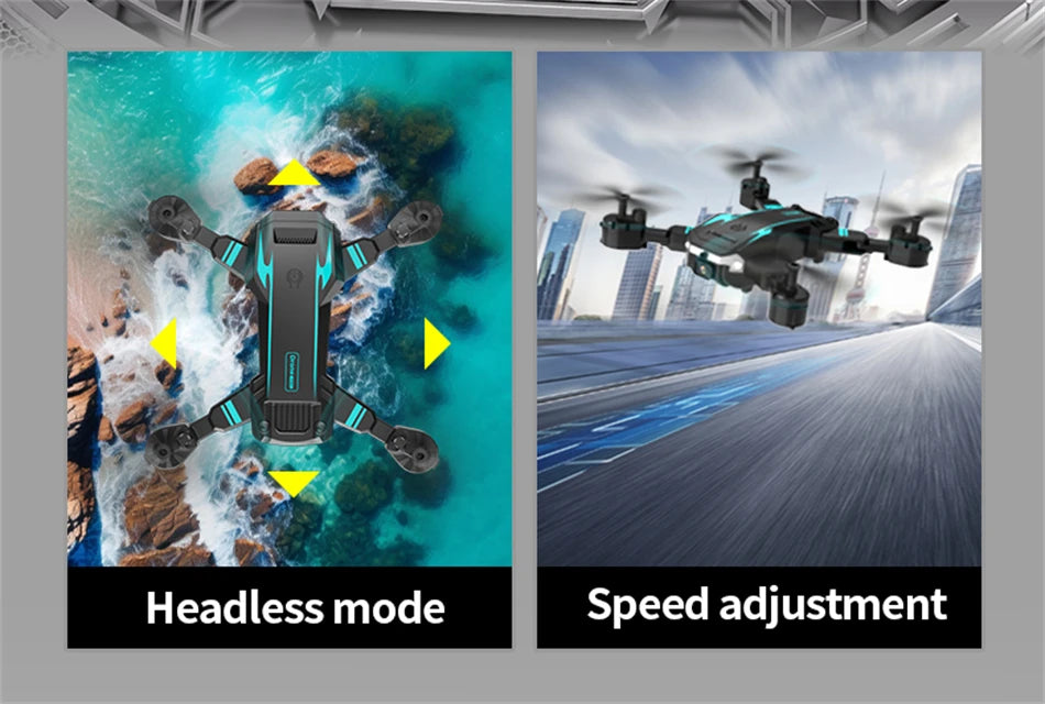 New Hot Sell S6 Drone Profesional 8k 4K HD Camera Optical Flow 5G Control Screen Obstacle Avoidance Quadcopter APRON Kid Gift