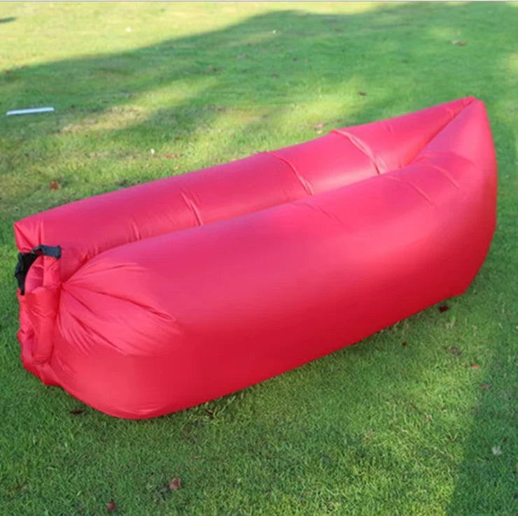 Portable Folding Camping Inflatable Sofa Portable Outdoor Inflatable Lounger Comfortable Outdoor Furniture Camping Air Mattress