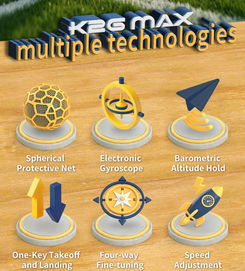 K26 2026 New Aerial Football Drone 360 ° All Inclusive Anti Fall Hand Thrown and Easy To Use Three Speed Variable Speed
