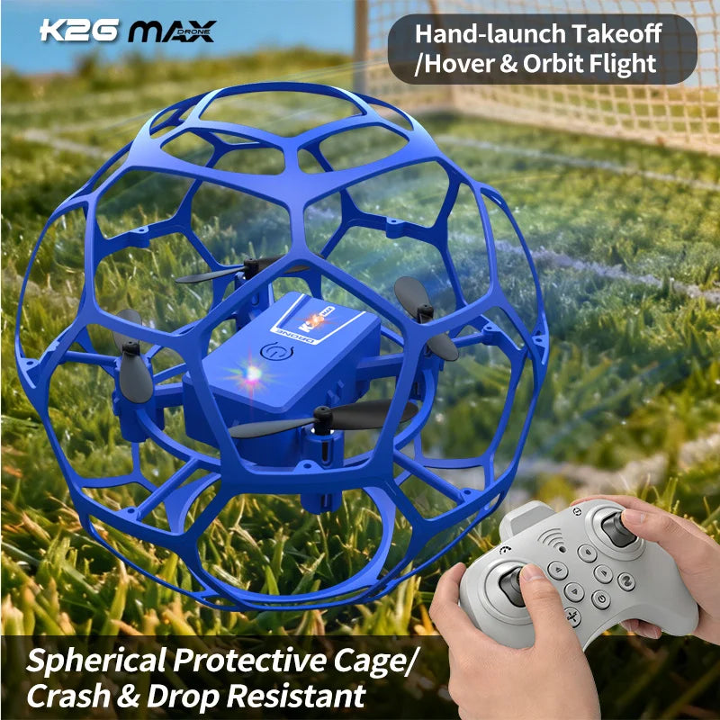K26 2026 New Aerial Football Drone 360 ° All Inclusive Anti Fall Hand Thrown and Easy To Use Three Speed Variable Speed