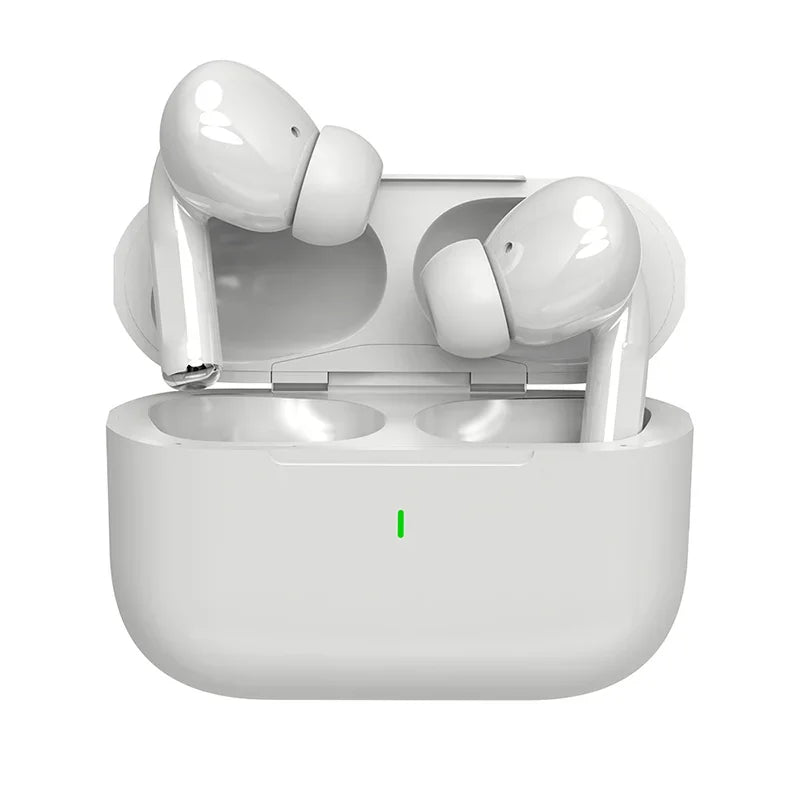 Airs pods Low Latency Noise Reduction Aluminum Display Bluetooth Earphones Stereo Sports Earphones with Microphone