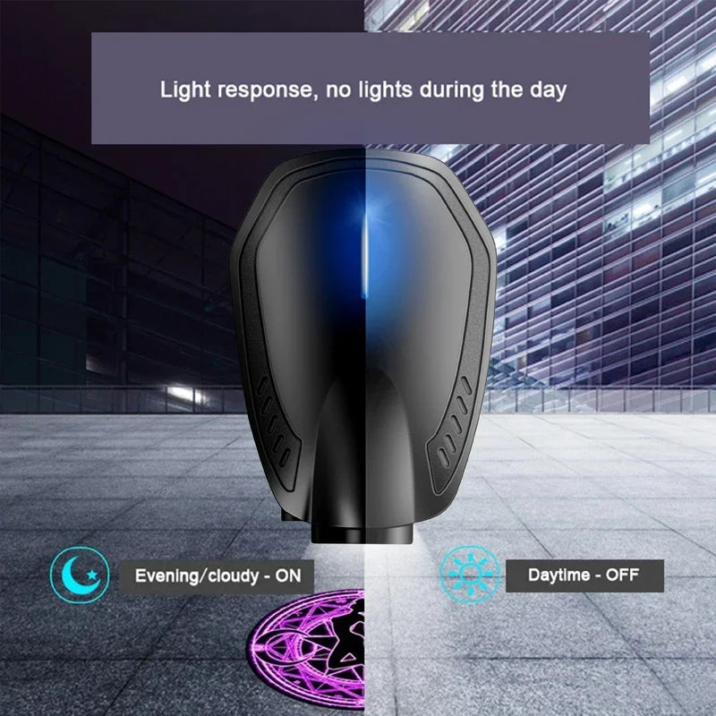 Rechargeable Led Car Door Welcome Light Wireless Car Styling Laser Projector Logo Ghost Shadow Lamp Customised Logo Support