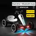 New Electric Racing Go Kart Foldable Design with Remote Control & Music, No installation required