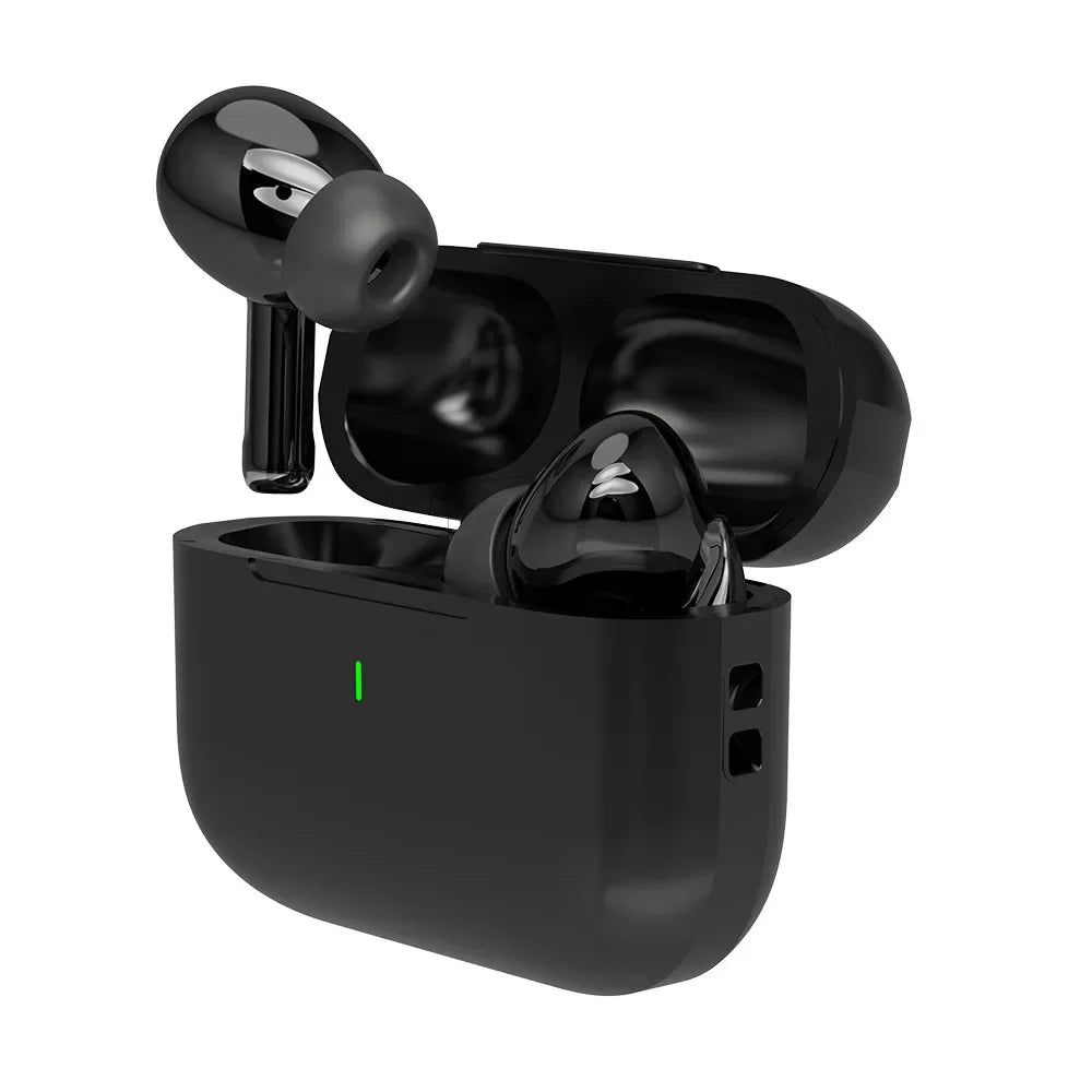 Airs pods Low Latency Noise Reduction Aluminum Display Bluetooth Earphones Stereo Sports Earphones with Microphone