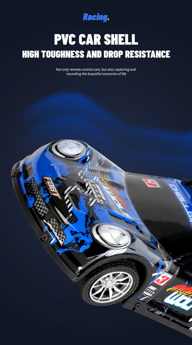 RC Racing Car With HD Camera High Speed FPV 2.4G Remote Control Photography Vehicle PVC Shell RC Vehicle for Kid With Live Video