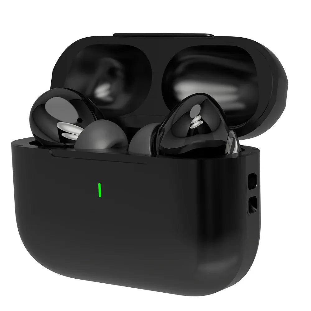 Airs pods Low Latency Noise Reduction Aluminum Display Bluetooth Earphones Stereo Sports Earphones with Microphone