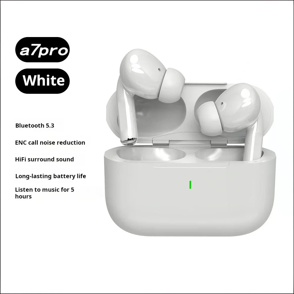 Airs pods Low Latency Noise Reduction Aluminum Display Bluetooth Earphones Stereo Sports Earphones with Microphone