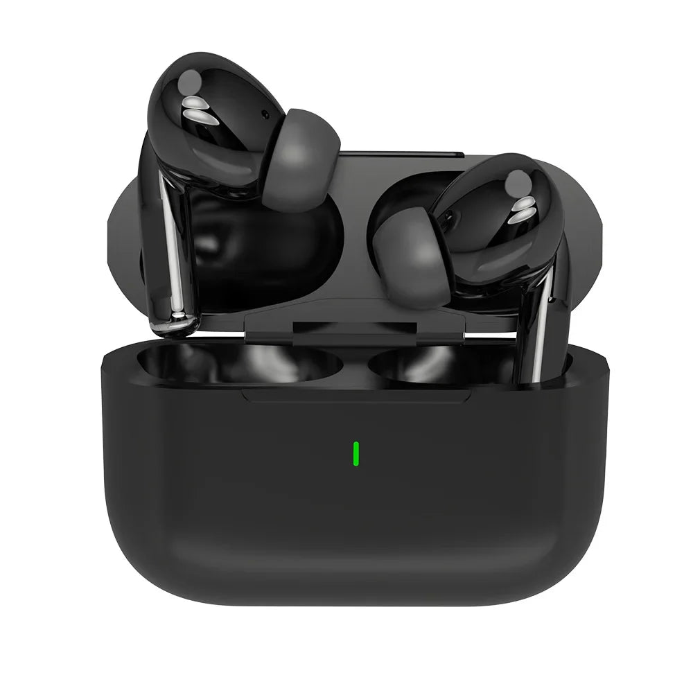 Airs pods Low Latency Noise Reduction Aluminum Display Bluetooth Earphones Stereo Sports Earphones with Microphone