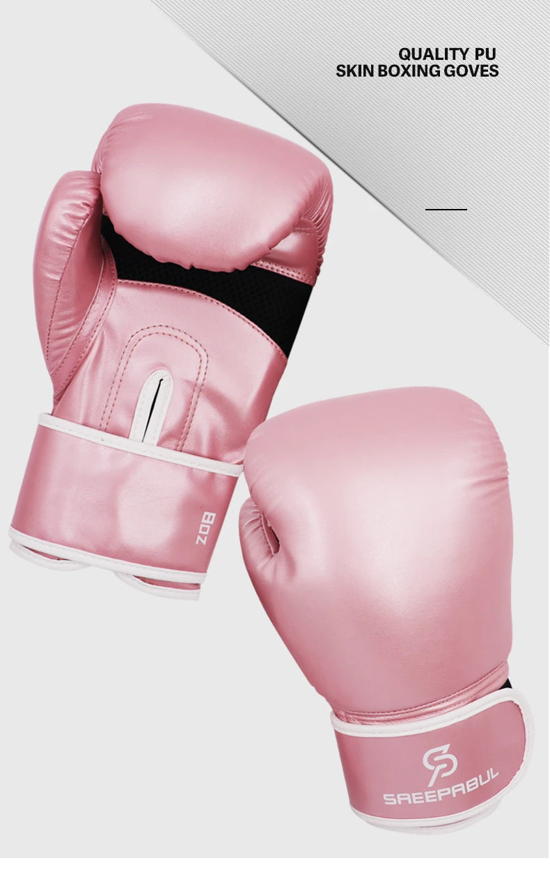 8/10/12/14/16oz Boxing Gloves Professional Adult Sanda Muay Thai Fighting Gloves Men and Women Training Sandbag Free Fight MMA