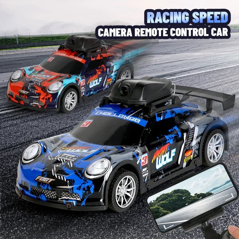 RC Racing Car With HD Camera High Speed FPV 2.4G Remote Control Photography Vehicle PVC Shell RC Vehicle for Kid With Live Video