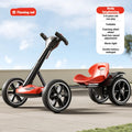 Kids Electric Ride-On Car, 4-Wheel RC Kart w/ Remote Control, Rechargeable Battery-Powered Toy Vehicle