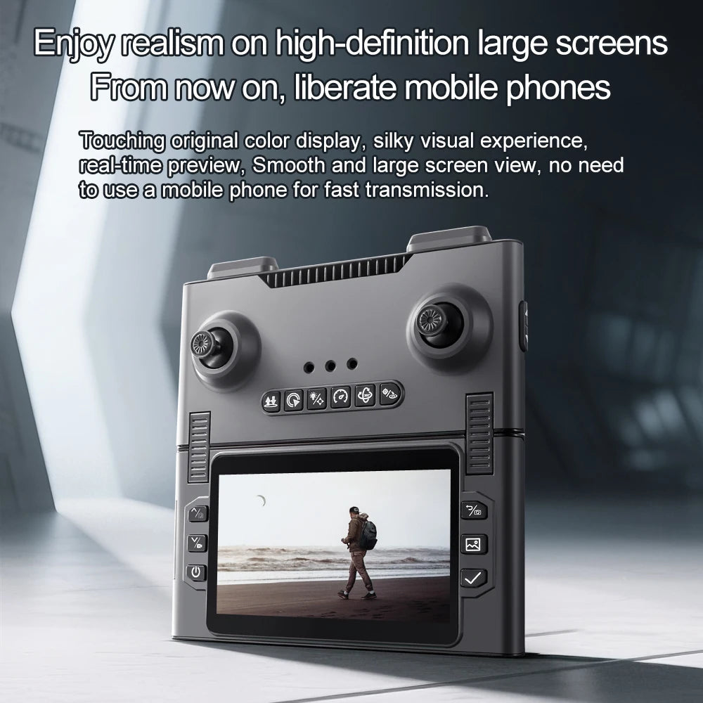 2025 New Drone with 4K Dual Camera Professional Video Drone Quadcopter 360 Intelligent Obstacle Avoidance for Gift Drone