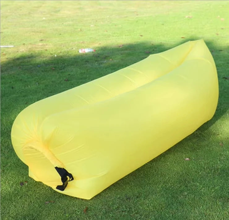 Portable Folding Camping Inflatable Sofa Portable Outdoor Inflatable Lounger Comfortable Outdoor Furniture Camping Air Mattress