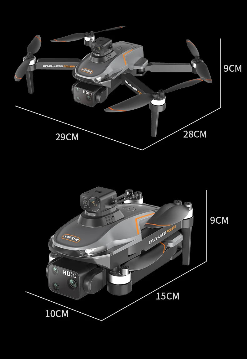 2024 NewS155 Drone With 8K Camera A22 360° Laser Obstacle Avoidance 5G Digital Image Transmission PTZ Anti-Shake EIS Camera FPV