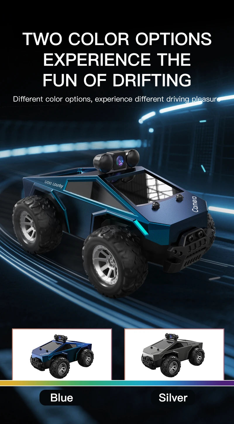 1:28 RC Car With HD Camera FPV WIFI Mini Remote Control Stunt Car With Led Lights APP Control Racing Cars Toy for Kids&Adult