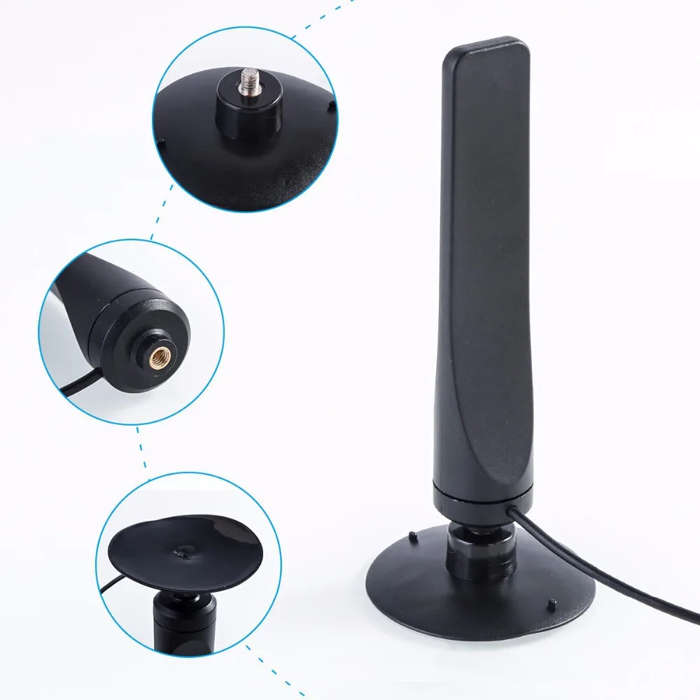 4K New Digital Tv Antenna Receiver Indoor and Outdoor High-Definition Digital Terrestrial Wave Hdtv Tv Antenna Supports Multiple National Tv Standards