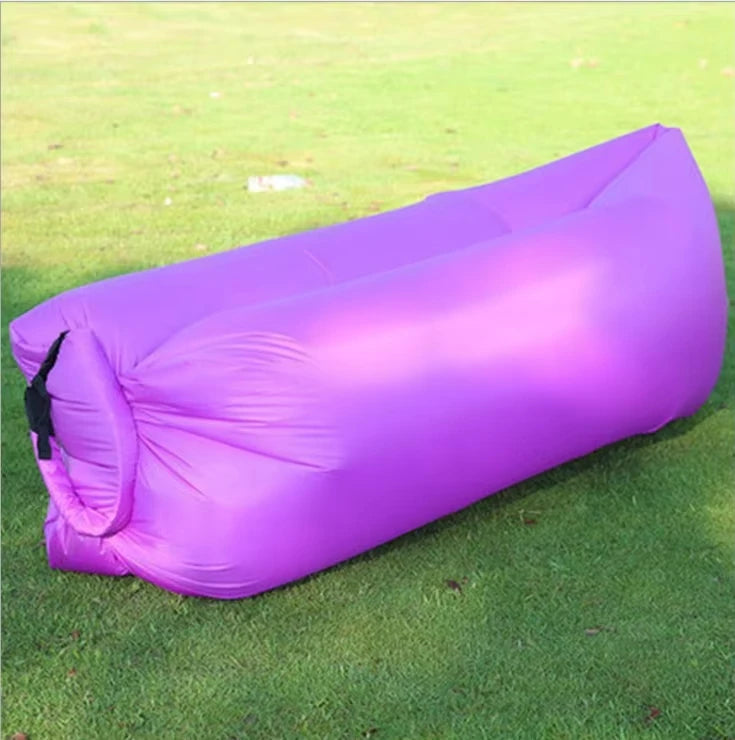 Portable Folding Camping Inflatable Sofa Portable Outdoor Inflatable Lounger Comfortable Outdoor Furniture Camping Air Mattress