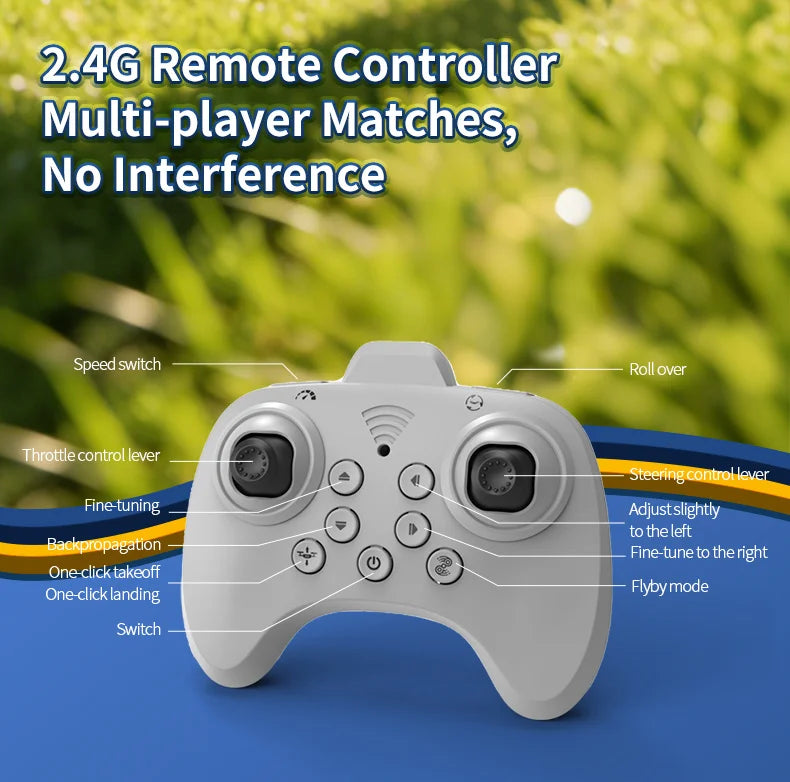 K26 2026 New Aerial Football Drone 360 ° All Inclusive Anti Fall Hand Thrown and Easy To Use Three Speed Variable Speed