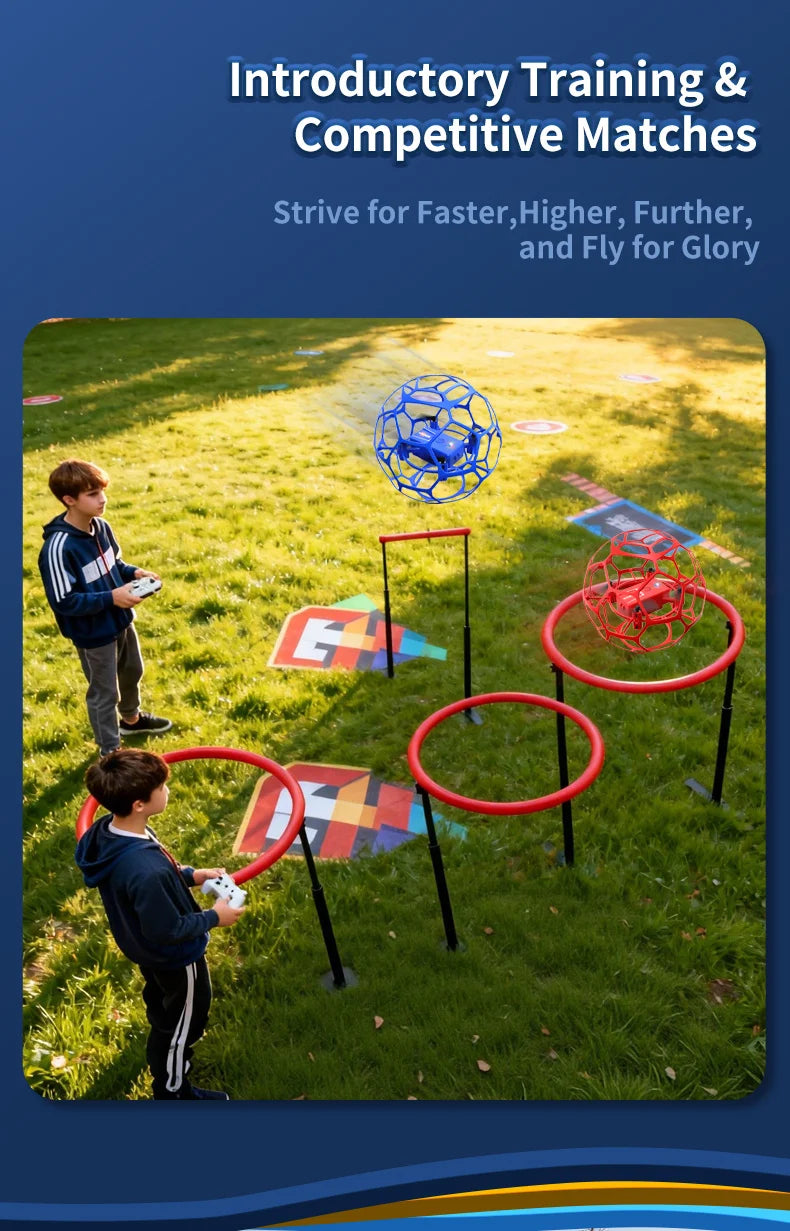 K26 2026 New Aerial Football Drone 360 ° All Inclusive Anti Fall Hand Thrown and Easy To Use Three Speed Variable Speed