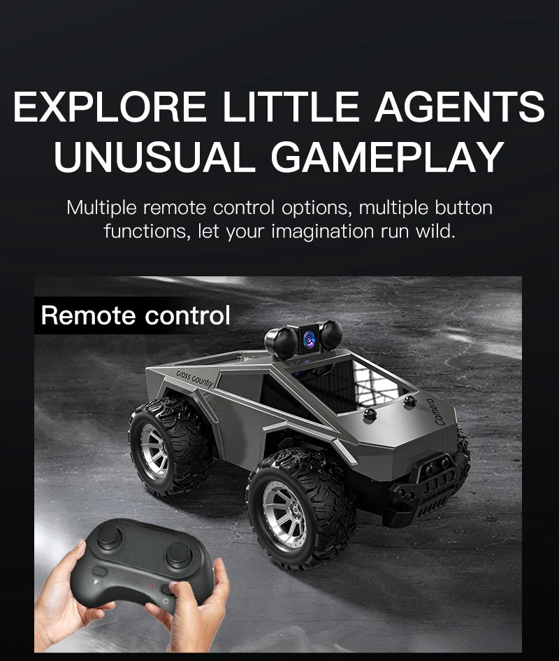1:28 RC Car With HD Camera FPV WIFI Mini Remote Control Stunt Car With Led Lights APP Control Racing Cars Toy for Kids&Adult