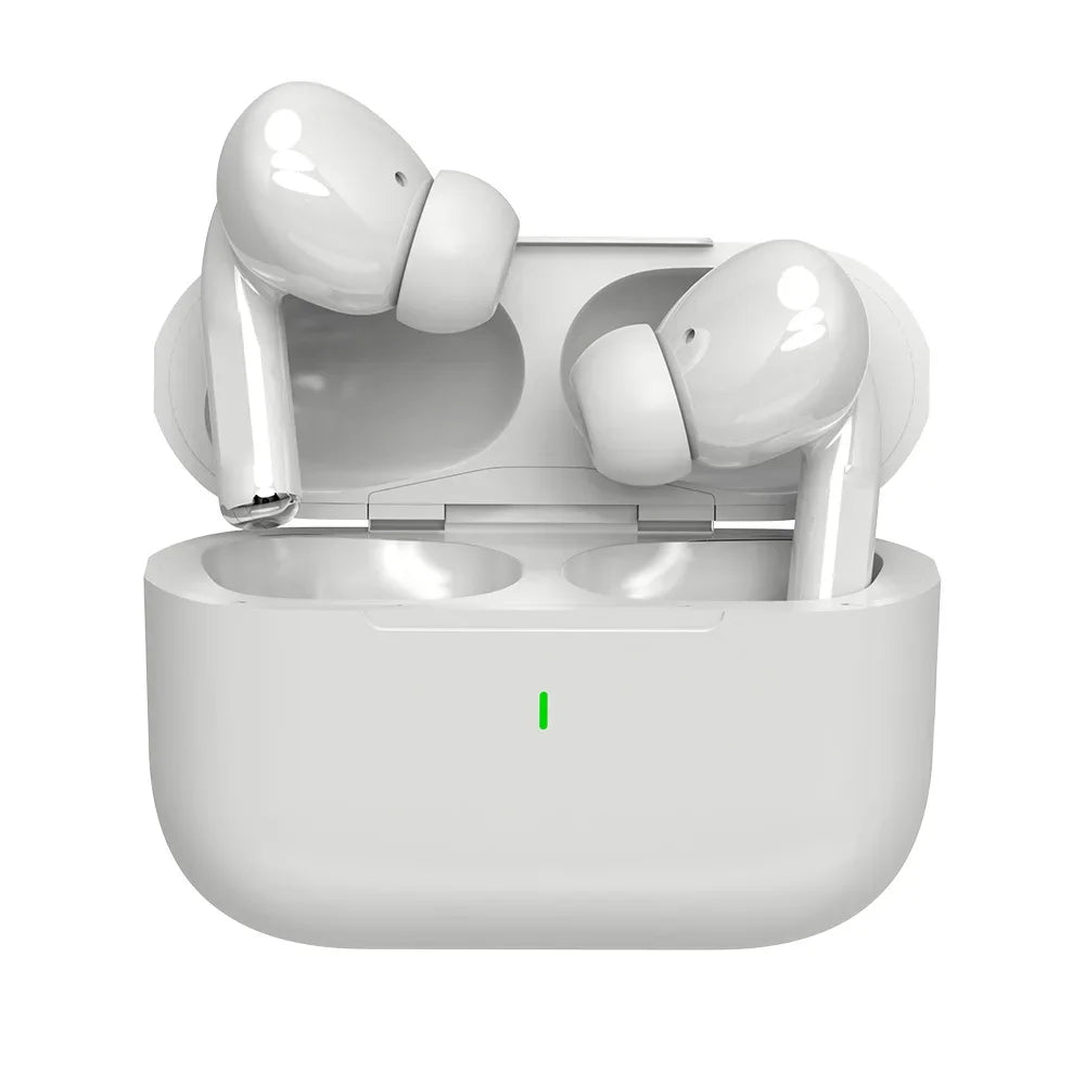 Airs pods Low Latency Noise Reduction Aluminum Display Bluetooth Earphones Stereo Sports Earphones with Microphone