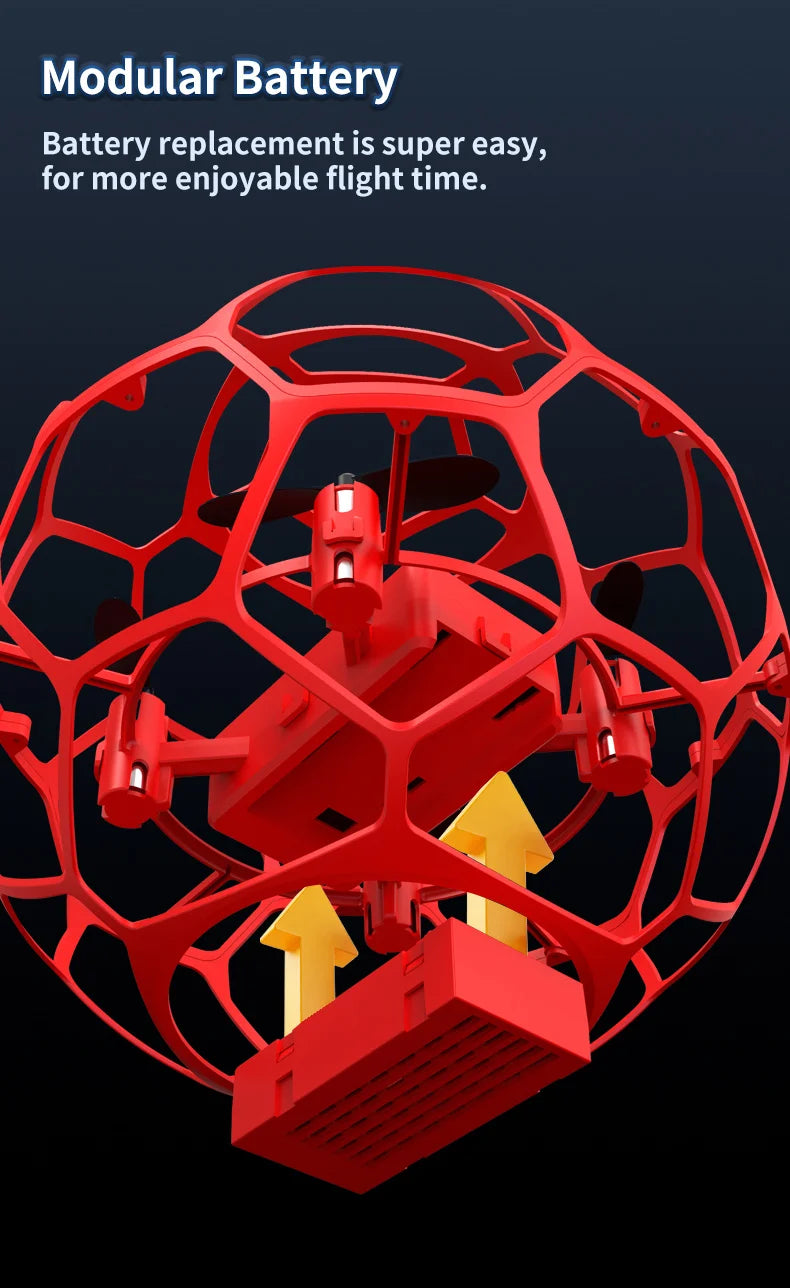 K26 2026 New Aerial Football Drone 360 ° All Inclusive Anti Fall Hand Thrown and Easy To Use Three Speed Variable Speed